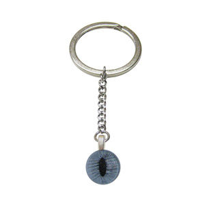 Blue Cat Eye Design Keychain